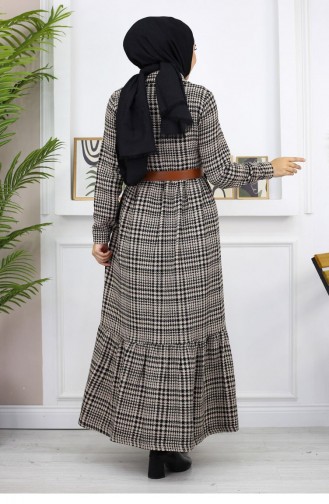 Knoop Gedetailleerde Chanel-jurk Tan 19164 14971