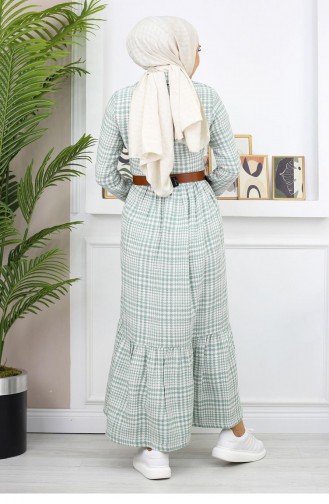 Robe Chanel Détaillée Avec Boutons Menthe 19164 14972