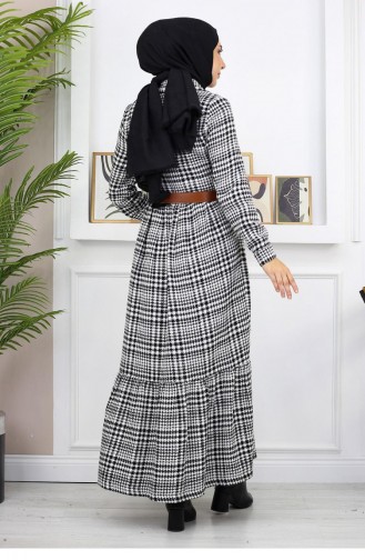 Knoopgedetailleerde Chanel-jurk Zwart 19164 14975
