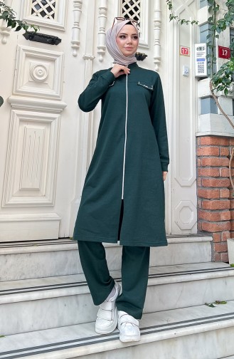 Pearl Tracksuit Set 03058-01 Nephti Green 03058-01