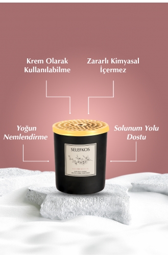 Kiraz Çiçeği Ve Çilek Kokulu Vegan Soya Wax Altın Metal Kapaklı Bardak Mum 120gr SH0061-01 Renkli