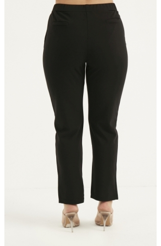 Plus Size Trousers 1030A-02 Black 1030A-02