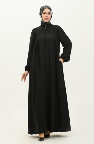 Oyya Aerobin Robe Abaya 248477A-01 Schwarz 248477A-01