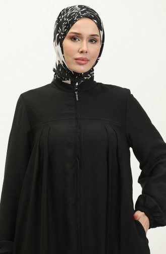Oyya Aerobin Robe Abaya 248477A-01 Schwarz 248477A-01