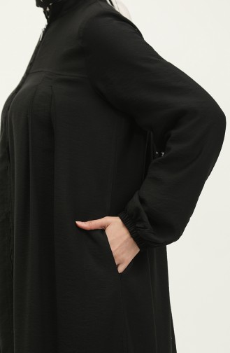 Oyya Aerobin Robe Abaya 248477A-01 Schwarz 248477A-01