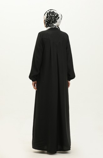 Oyya Aerobin Robe Abaya 248477A-01 Schwarz 248477A-01