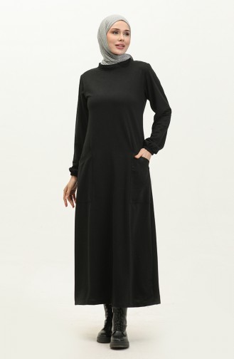 Two Thread Pocket Dress 0274-06 Black 0274-06