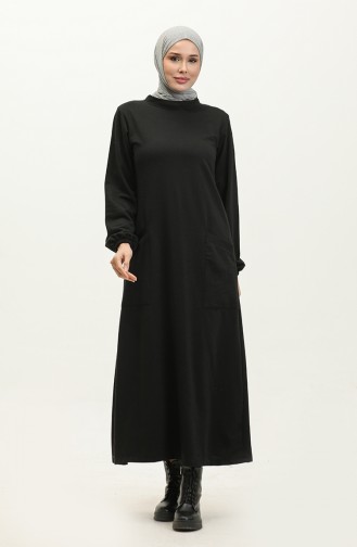 Two Thread Pocket Dress 0274-06 Black 0274-06