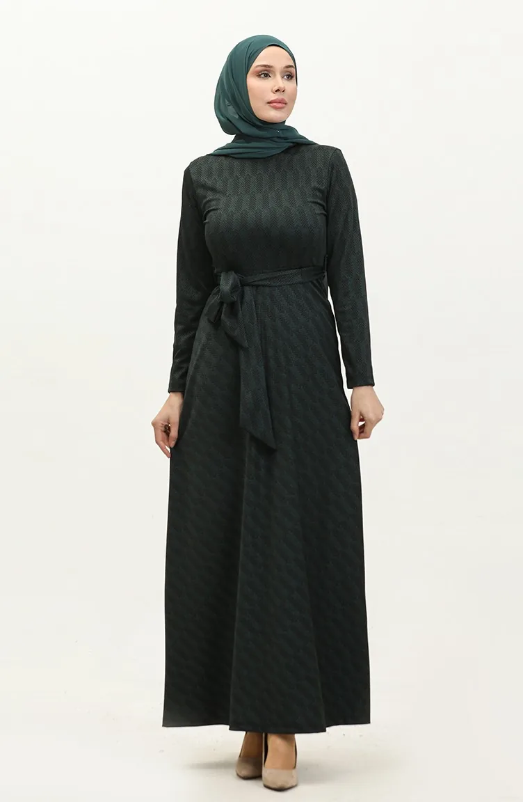 Robe Motif Vierge 0149-04 Khaki 0149-04