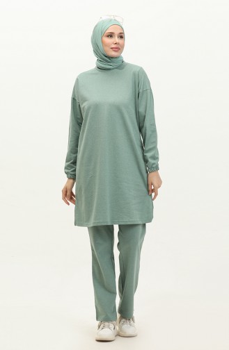 Slit Tracksuit 03060-10 Green 03060-10