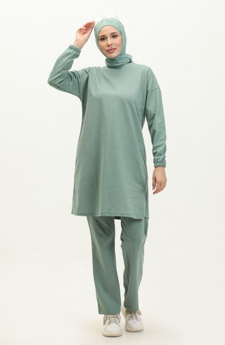 Slit Tracksuit 03060-10 Green 03060-10