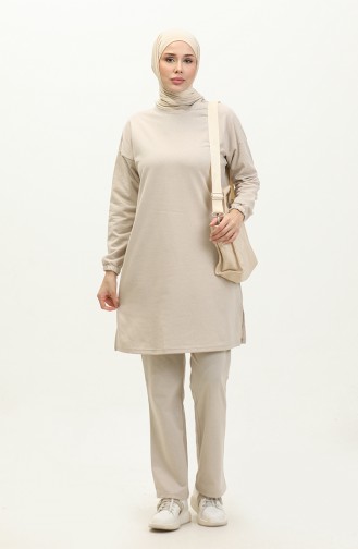 Slit Tracksuit 03060-11 Beige 03060-11