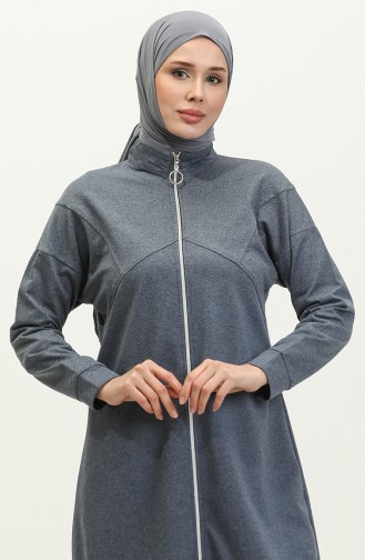 Zippered Tracksuit Set 03063-04 İndigo 03063-04