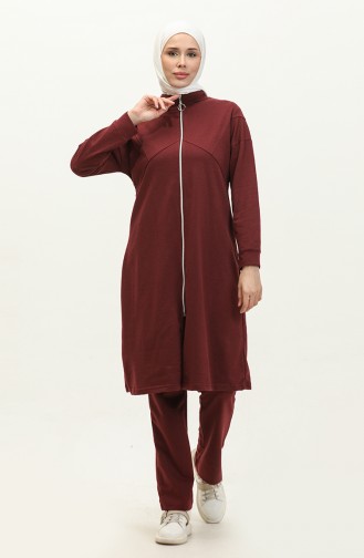 Trainingspak Met Ritssluiting 03063-08 Claret Red 03063-08