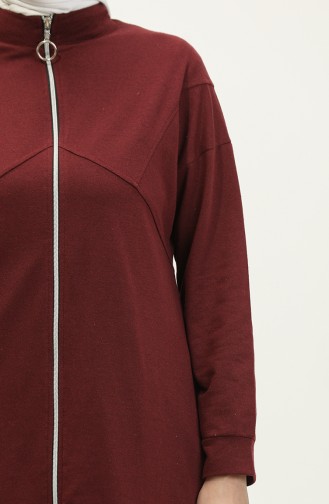 Trainingspak Met Ritssluiting 03063-08 Claret Red 03063-08