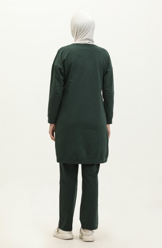 Buttoned Tracksuit 3051-01 Nefti Green 3051-01