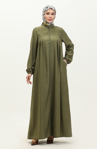 Oyya Aerobin Robe Abaya 248477A-02 Khaki 248477A-02