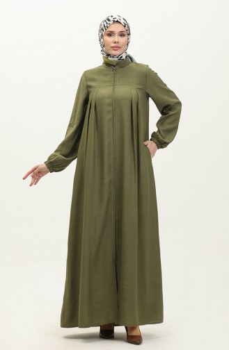 Oyya Aerobin Yoke Abaya 248477A-02 Khaki 248477A-02