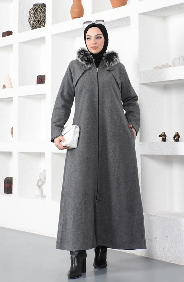 Manteau Timbre Look Boléro Gris 0047MP.GRI