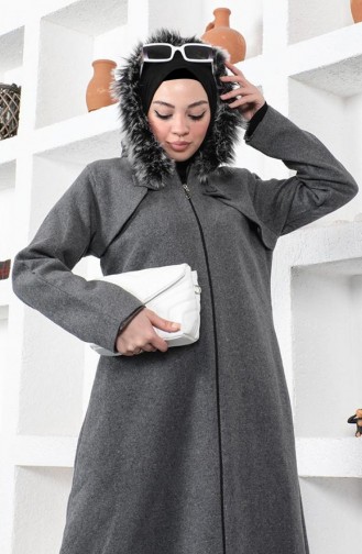 Manteau Timbre Look Boléro Gris 0047MP.GRI