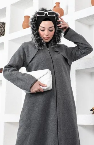 Manteau Timbre Look Boléro Gris 0047MP.GRI