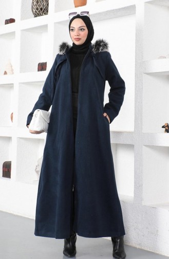 Manteau Stamp Look Boléro Bleu Marine 0047MP.LCV