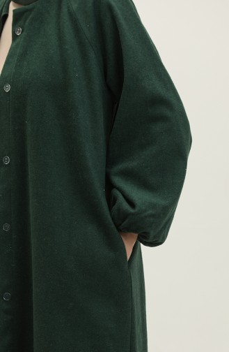 Hidden Button Cachet Coat 3200-03 Emerald Green 3200-03