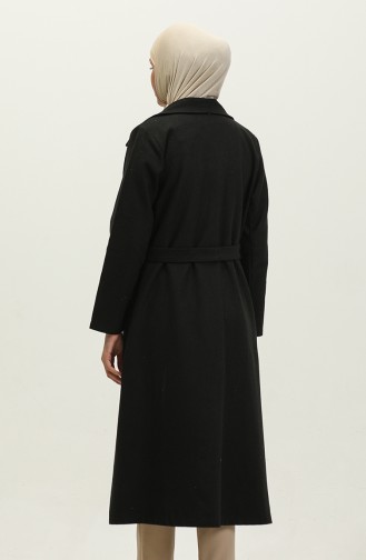 Double Breasted Collar Cachet Cape 5503-01 Black 5503-01