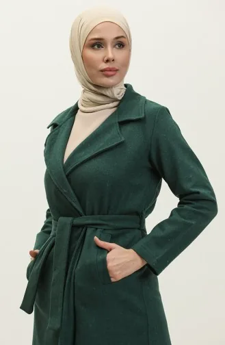 سترة جوخ ياقة كروزاية 5503-02 أخضر زمردي 5503-02