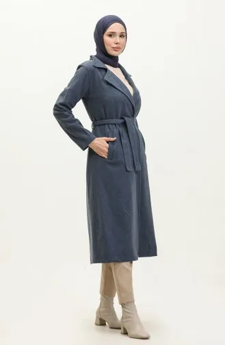 سترة جوخ ياقة كروازية  5503-04 انديجو 5503-04