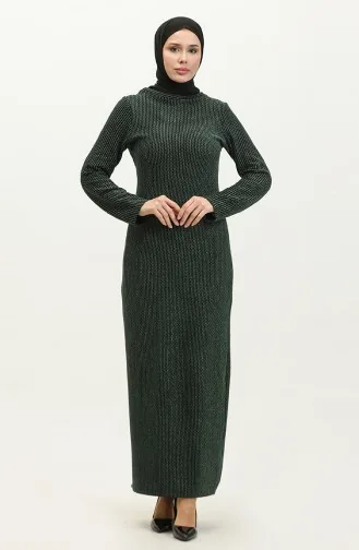 Glitzer-Bleistiftkleid 0148-01 Khaki 0148-01