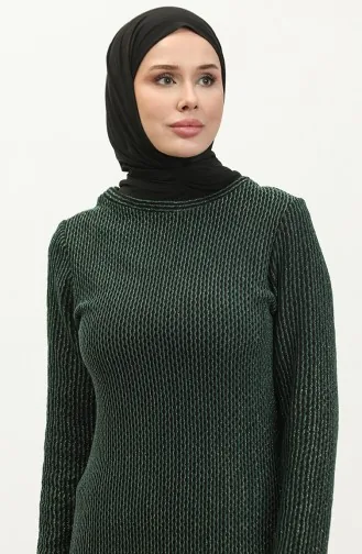 Glitzer-Bleistiftkleid 0148-01 Khaki 0148-01