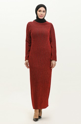 Robe Crayon A Paillettes 0148-02 Rouge 0148-02