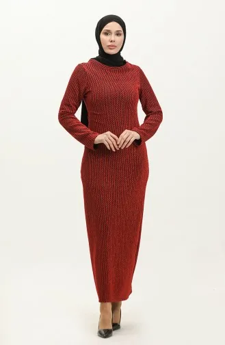 Robe Crayon A Paillettes 0148-02 Rouge 0148-02
