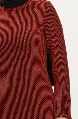 Robe Crayon A Paillettes 0148-02 Rouge 0148-02