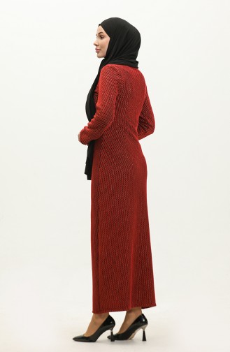 Robe Crayon A Paillettes 0148-02 Rouge 0148-02