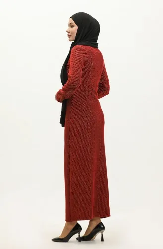 Robe Crayon A Paillettes 0148-02 Rouge 0148-02