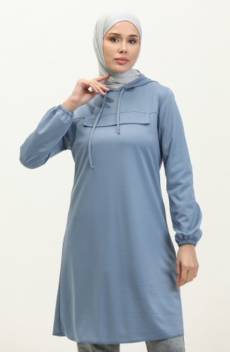 Hooded Tunic 1008-02 İce Blue 1008-02