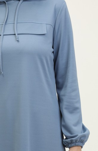 Hooded Tunic 1008-02 İce Blue 1008-02