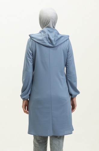 Hooded Tunic 1008-02 İce Blue 1008-02