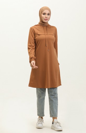 Hooded Tunic 1008-03 Tan 1008-03