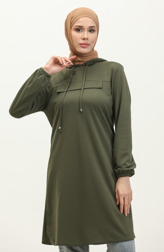 Tunique A Capuche 1008-06 Khaki 1008-06