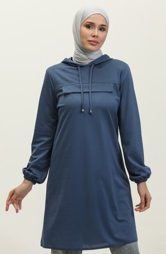 Tuniek Met Capuchon 1008-10 Indigo 1008-10