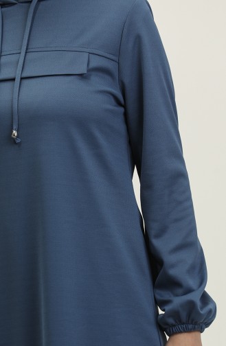 Tuniek Met Capuchon 1008-10 Indigo 1008-10