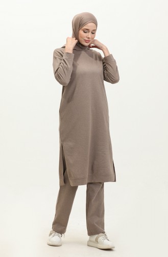 Hooded Sports Tunic 3007-33 Mink 3007-33