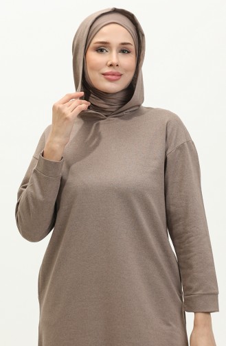 Hooded Sports Tunic 3007-33 Mink 3007-33