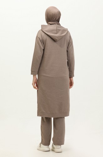 Hooded Sports Tunic 3007-33 Mink 3007-33