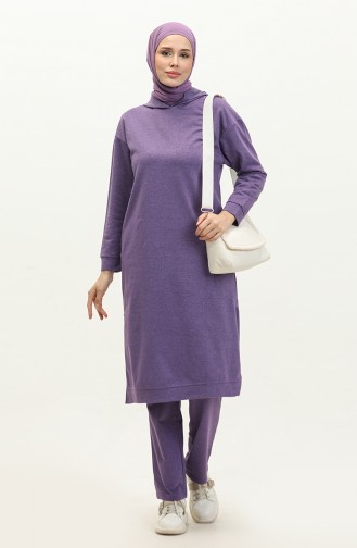 Hooded Sports Tunic 3007-36 Dark Lilac 3007-36