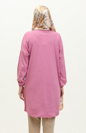 Basic NEcklace Tunic 1659-01 Pink 1659-01