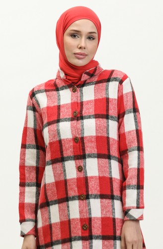 Lumberjack Cotton Tunic 1992-01 Red white 1992-01